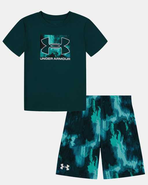 Infant Boys' UA Eroded Wash Shorts Set